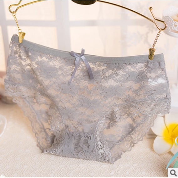 Celana dalam wanita renda transparan CD gaya CEWEK korea CD05