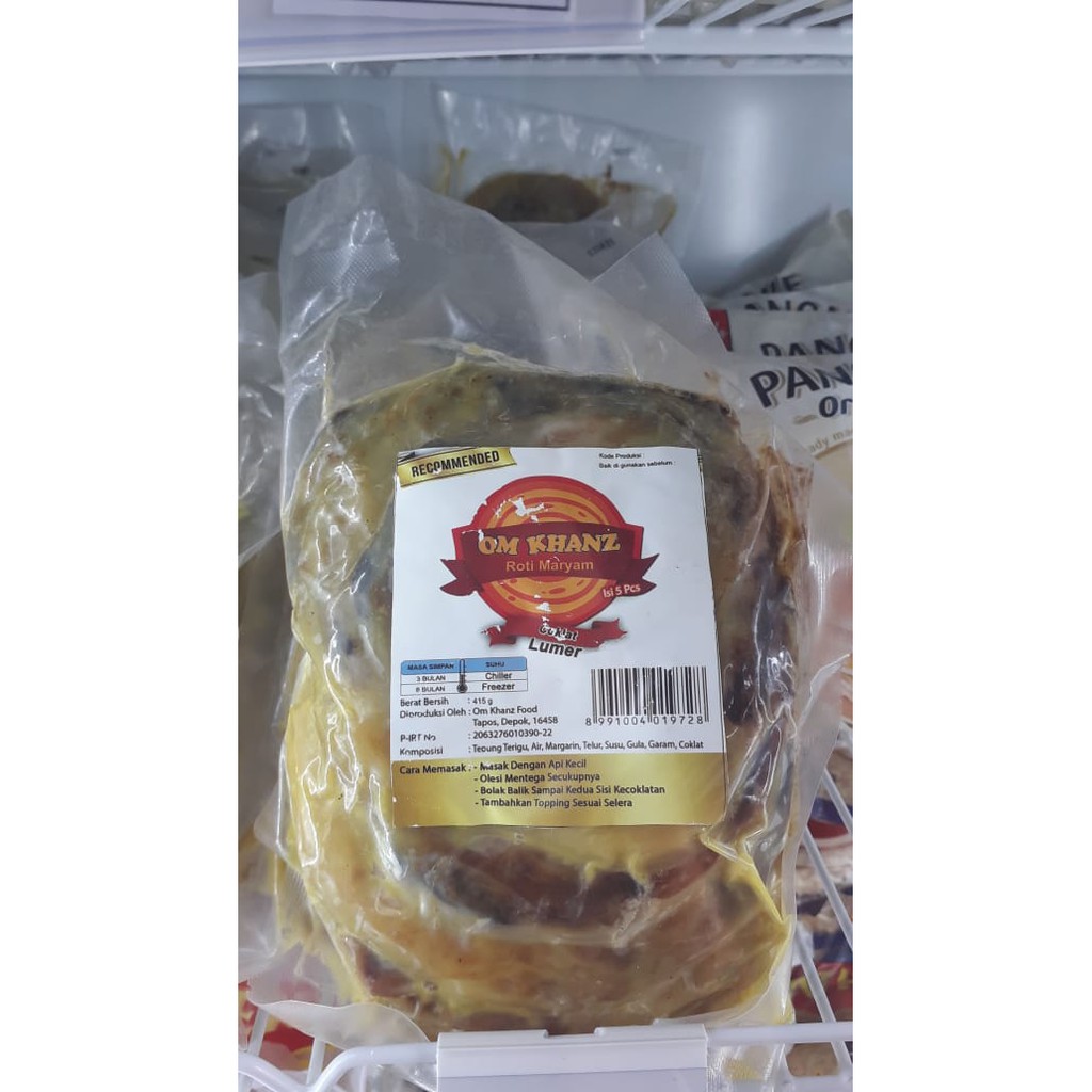 

Roti Maryam Om Khanz Coklat Lumer 415gr