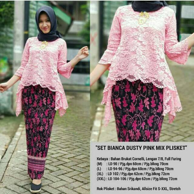 REALPICT SETELAN BRUKAT RINJANI JUMBO/KEBAYA JUMBO