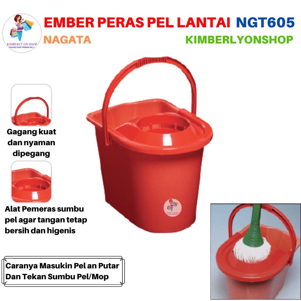 Ember Peras Mop Pel Lantai Italia NGT605 Nagata