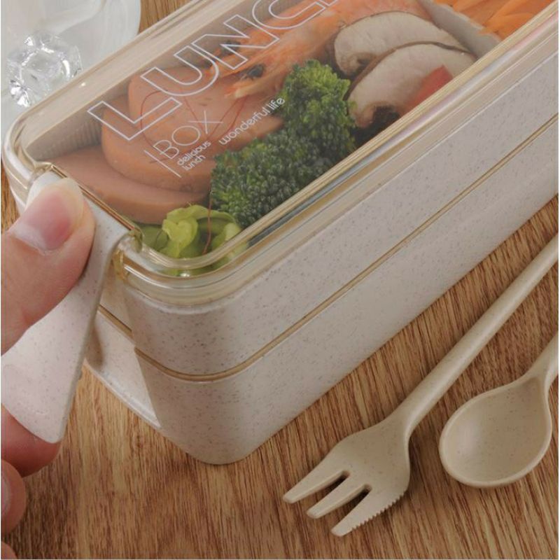 MURAH !! LUNCH BOX 2 Susun | Kotak Bekal KD 213