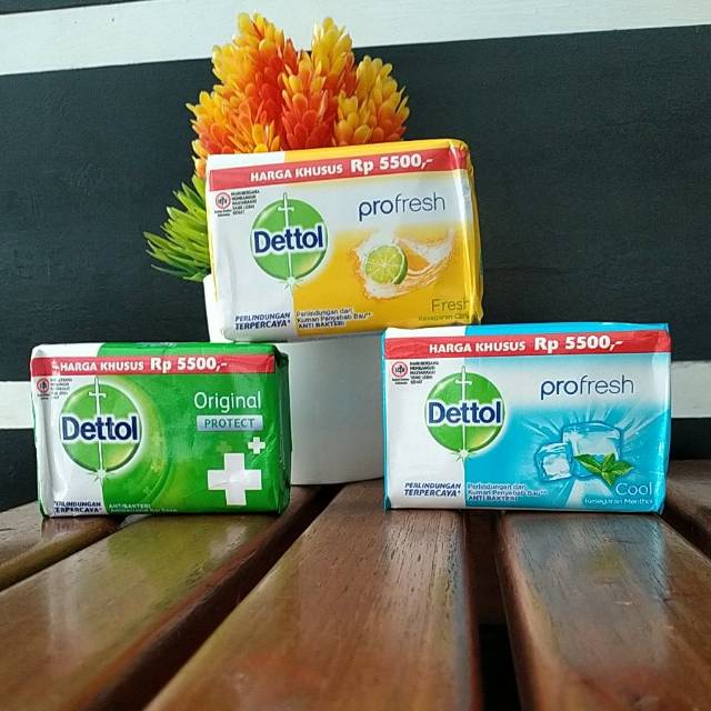 Sabun batang dettol 105g Antibakteri | Shopee Indonesia