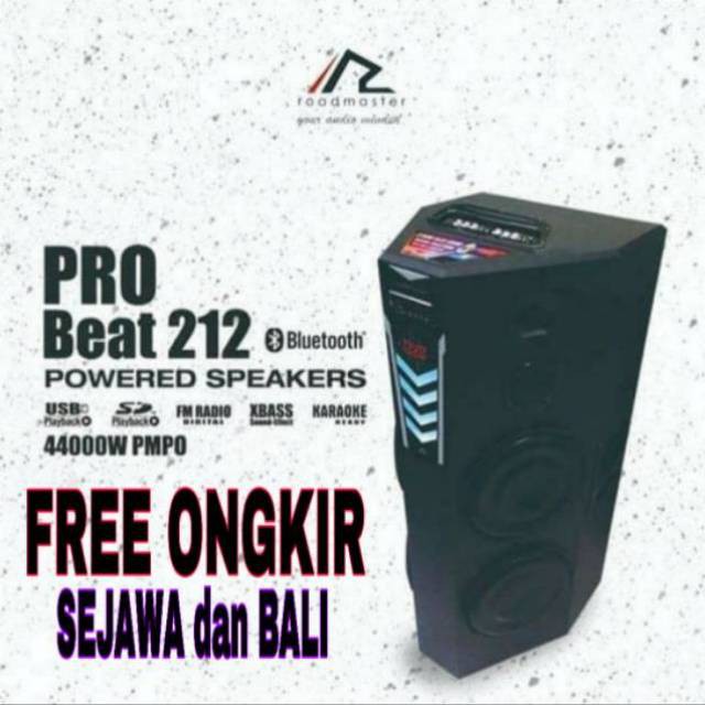 PROMO MURAH Speaker Aktif ROADMASTER PROBEAT 212