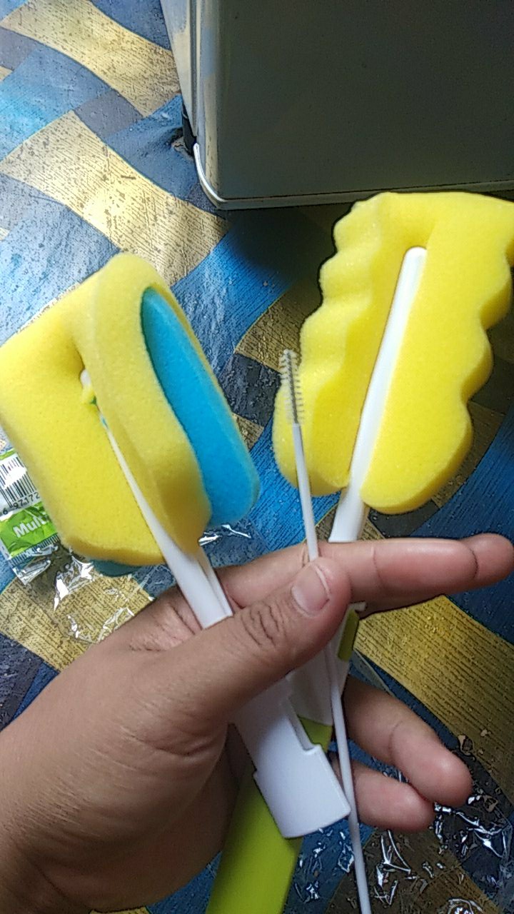 Sikat Botot Sponge Sangat Lembut Dan Kuat 1 Set 4 Pcs