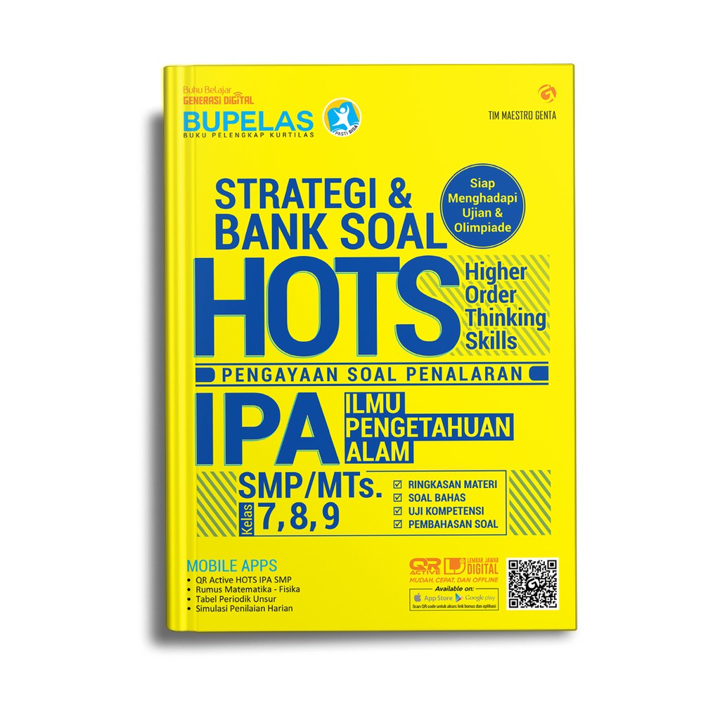 BUKU PELAJAR SMP STRATEGI & BANK SOAL HOTS IPA SMP 7,8,9