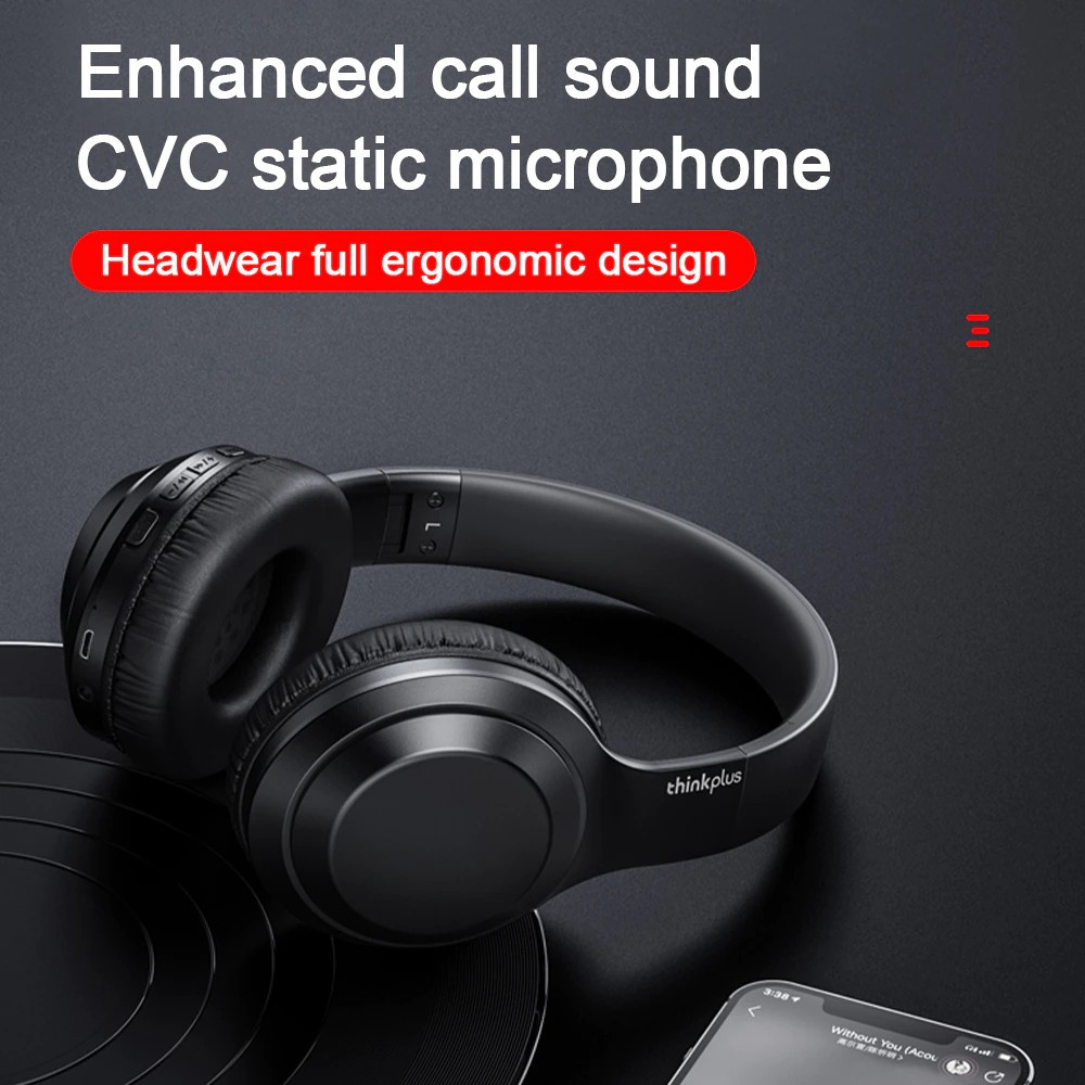 Lenovo TH10 Headphone Bluetooth Wireless Headset Earphone 5.0