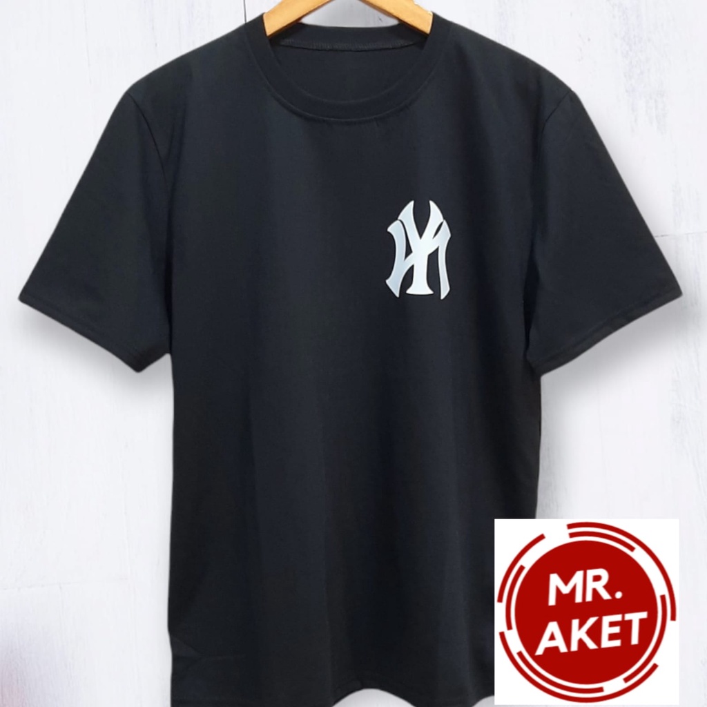 KAOS OBLONG PRIA DEWASA LENGAN PENDEK MOTIF NEW YORK BAHAN KATUN UKURAN L.XL