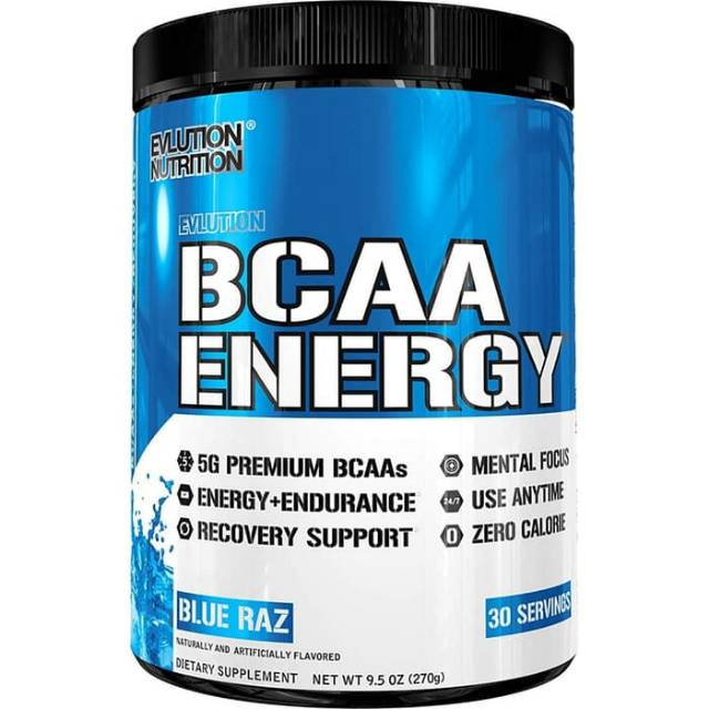 EVLUTION EVL BCAA ENERGY 30 SERVING BCAA PLUS PREWORKOUT PRE AMINO ENERGY BCAA R1 EVLUTION BCAA