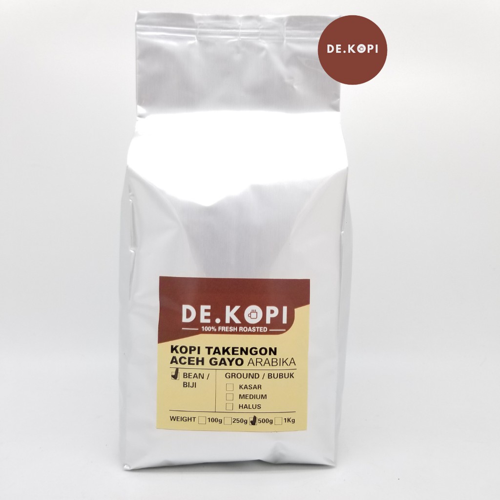 

Jamin Kopi Takengon Aceh Gayo Arabika 500 Gram Roasted Fresh Wangi Semerbak