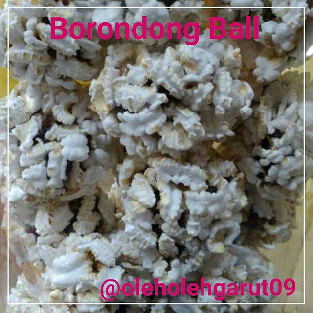 Borondong Ball Jagung Kemasan 250 gram Isi Enten Oleh Oleh Garut Sunda