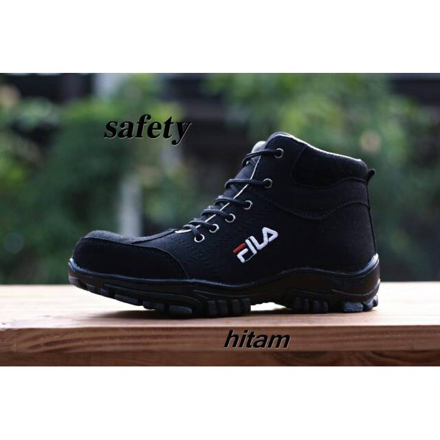 SEPATU PRIA SEPATU COWOK SEPATU KERJA SEPATU SAFETY SEMI BOOTS LOW/TALI PRIA BOOT SAVETY BUT