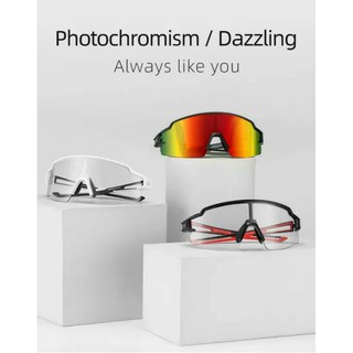 ROCKBROS 10171,10172,10173 & 10174 kacamata HD Polarized Photocromic Anti UV Myopia frame Sunglass