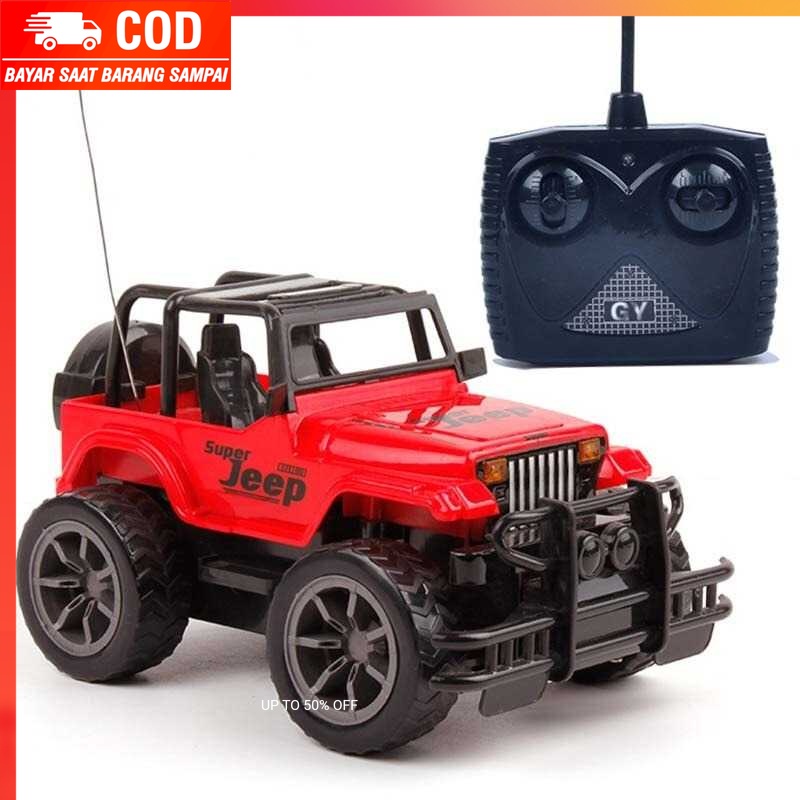 (1005 BARANG ORI) YOQIDOLL Mainan Remote Control RC 1:24 2.4GHz Model Jeep - 6836