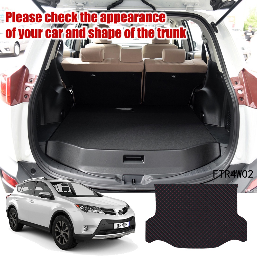 Matras Pelindung Bagasi Mobil Bahan Kulit Premium Untuk Toyota RAV4 2012-2018