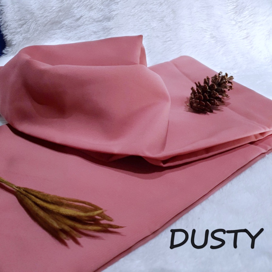 khimar ped nabila , list renda tengah , bahan wolfis , ped antem TERMURAH-dusty pink