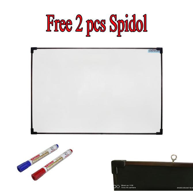 

Papan Tulis 50 x 70 cm Whiteboard