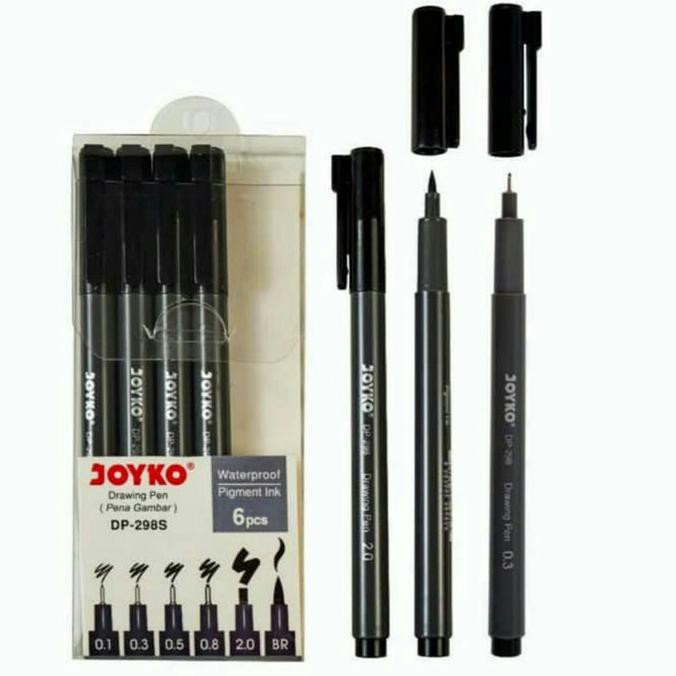 

Big Sale drawing pen joyko/pen gambar joyko/ set 6 Cuci Gudang Awal Tahun
