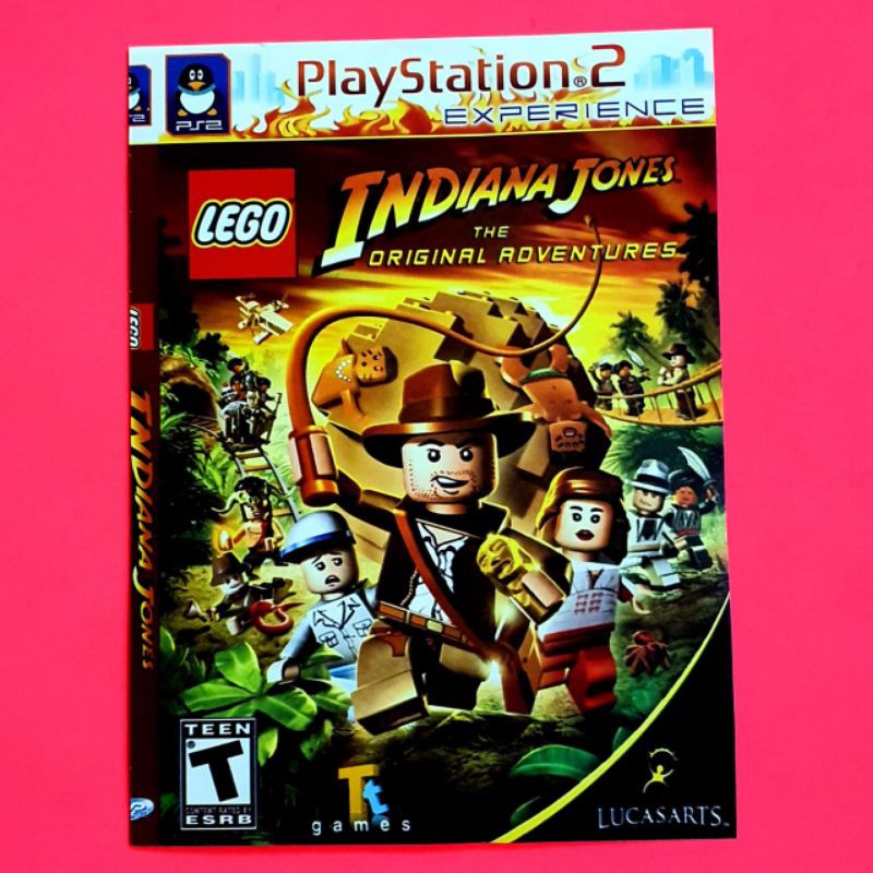 KASET VIDEO GAME PLAYSTATION PS2 LEGO INDIANA JONES