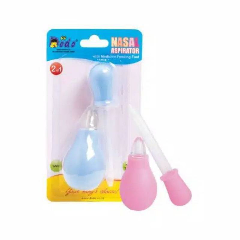 Penyedot Ingus Nasal Aspirator Anak Bayi Dodo Pelega Hidung Tersumbat-nasal asprtr + pipet