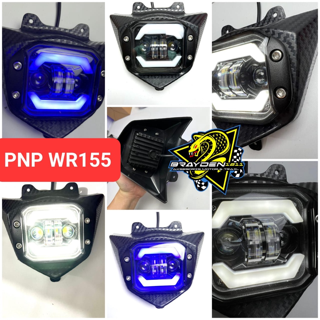 LAMPU LED WR155/HEADLAMP WR 155/LAMPU DEPAN LED WR 155/LAMPU DEPAN WR 155/LAMPU LED DAYMAKER WR 155