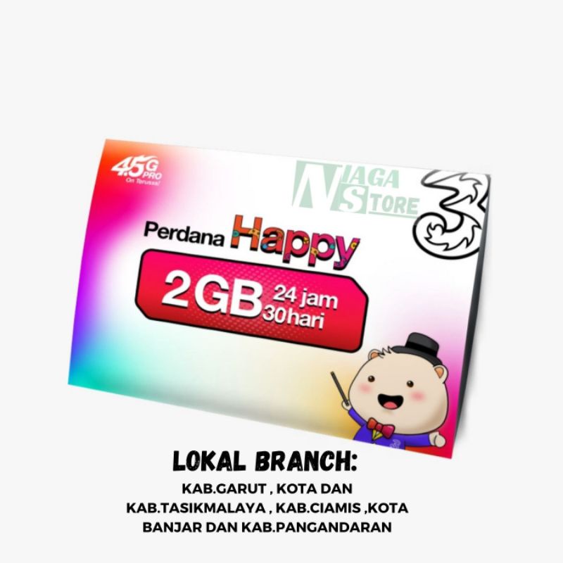 Perdana Tri Happy 2GB