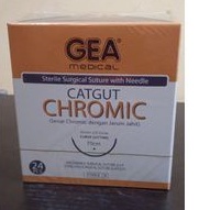Benang CatGut Cat gut Chromic 2 0 GEA