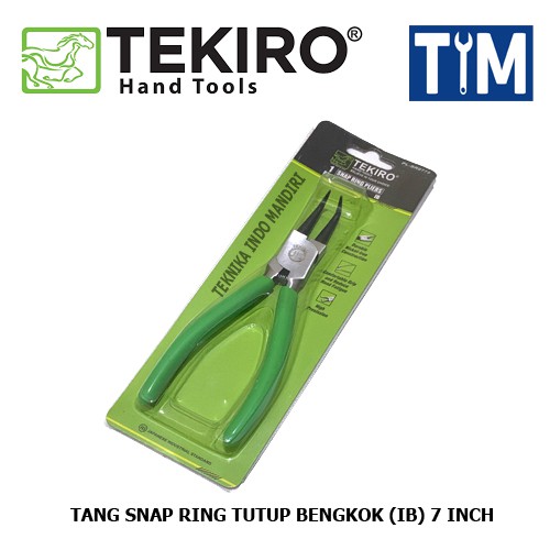 TEKIRO Tang Snap Ring Tutup Bengkok (IB) 7 INCH / Internal Bent 7&quot;