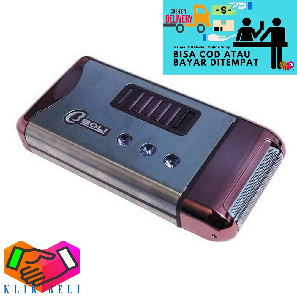 Boli Alat Cukur Rambut Portable Elektrik Professional Trimmer Razor Cukuran Pria Kumis Jenggot Pencukur Travel Shaver Rechargeable