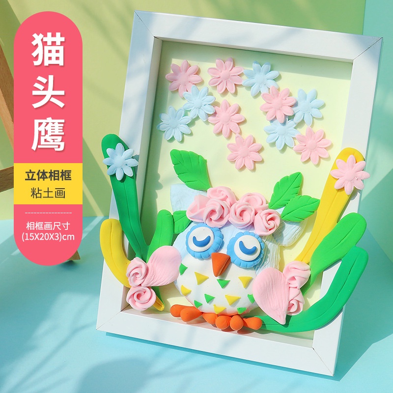 DIY Puzzle Bingkai Import Pajangan Lilin Lucu Education Untuk Anak