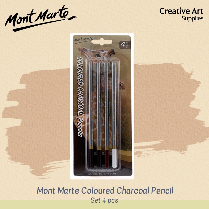 

Mont Marte Coloured Charcoal 4pce