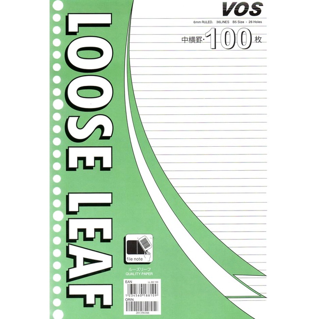 

Vos Loose Leaf B5-100