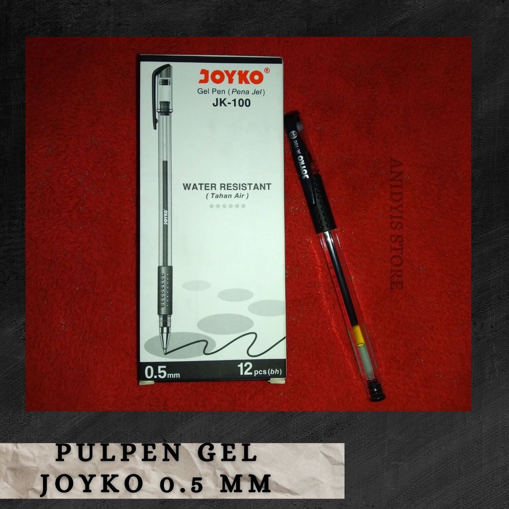 

[COD] Pulpen Gel Joyko Hitam 0.5mm