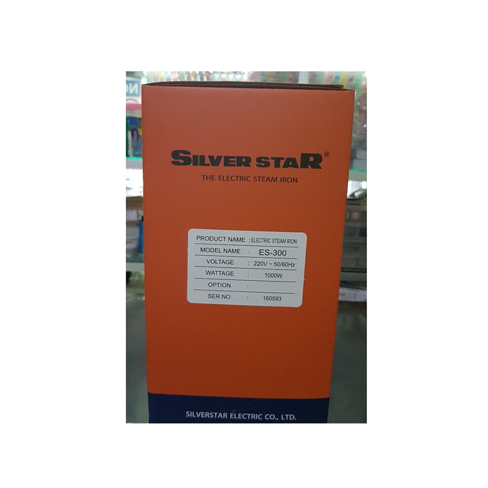 setrika gosokan uap tabung silver star es300