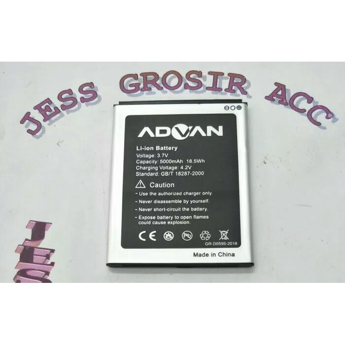 Baterai Battery ADVAN Vandroid S5J , S-5J , S 5J Double Power 5000Mah