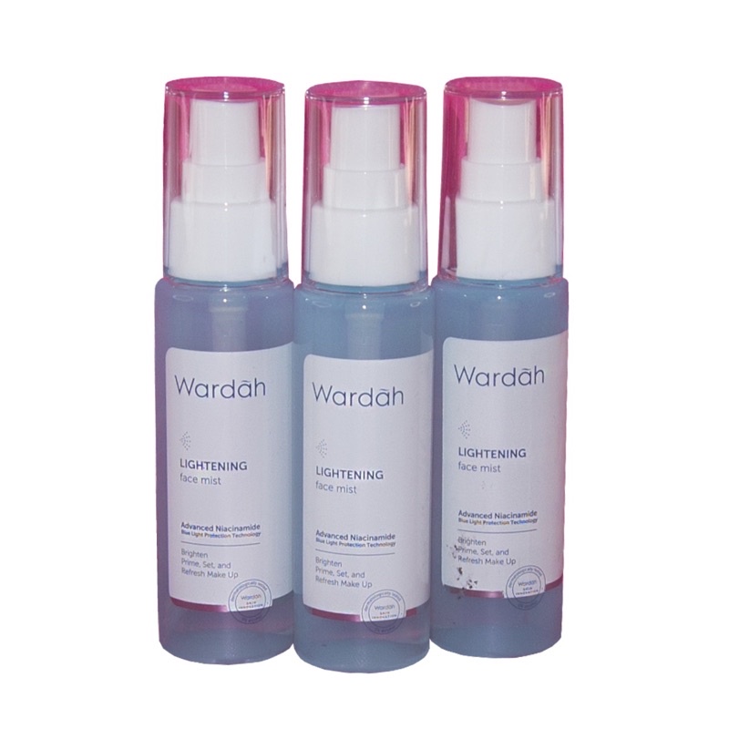 `ღ´ PHINKL `ღ´ ᘺᗩᖇᕲᗩᕼ Wardah Lightening Face mist Biru setting spray