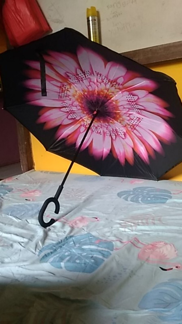 Payung Terbalik Reverse Umbrella With C Handle