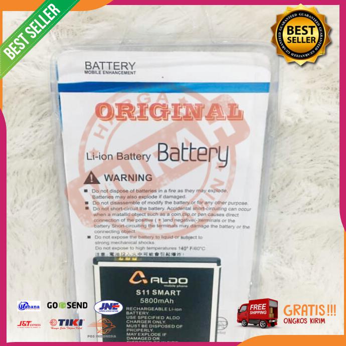 Acc Hp Baterai Aldo S11 Smart 5800Mah Double Power Aldo Package
