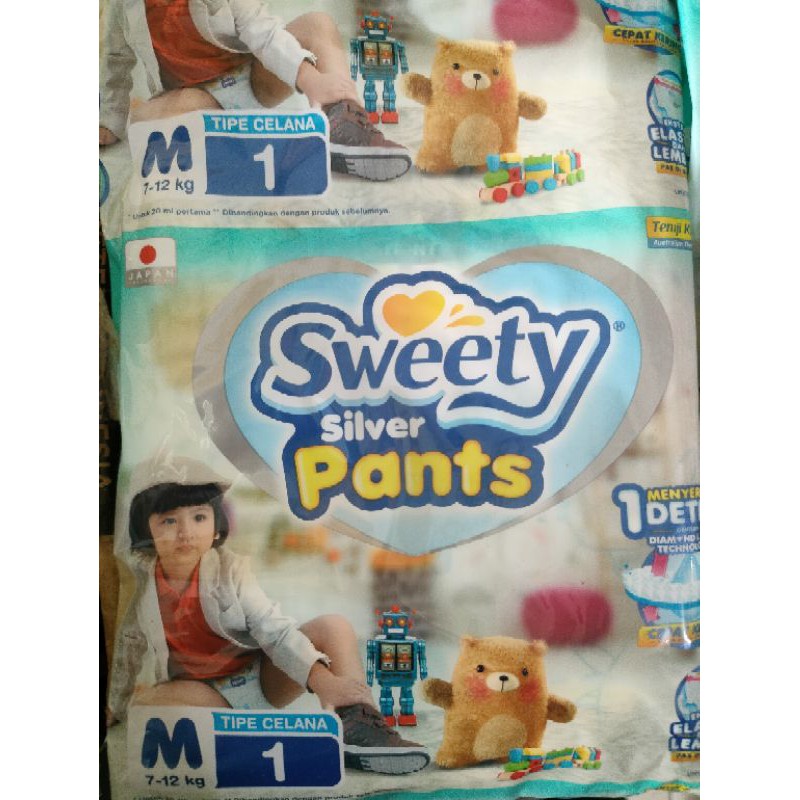 Sweety Silver Pants M (PerRenceng)