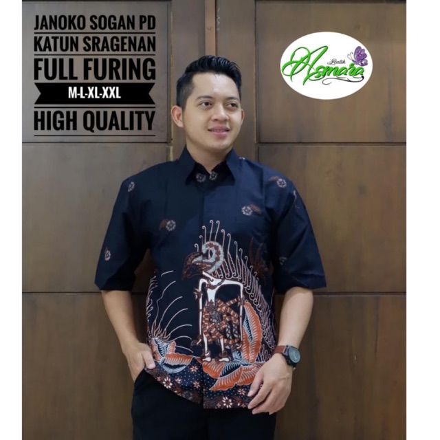 Batik JANOKO Sogan Katun Full Furing Murah