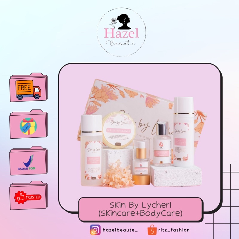 SBL BEAUTE SKIN By LYCHEL BODY CARE EXTRA WHITENING ( FREE TAS +Parfum 30ML)