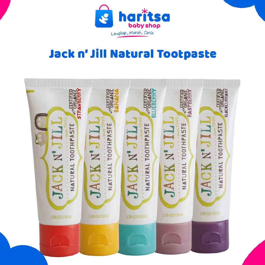 Jack N' Jill Natural Toothpaste / Odol / Pasta Gigi Jack n Jill