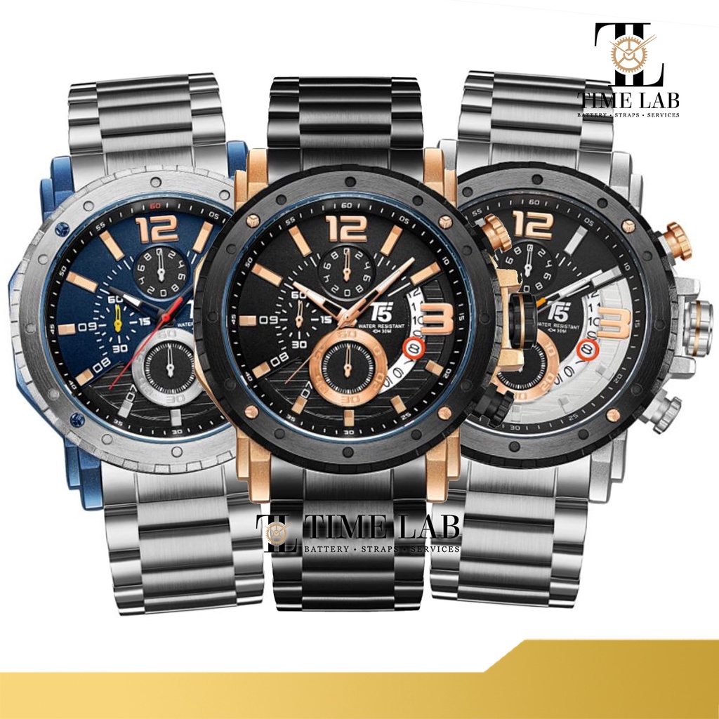 JAM TANGAN T5 ORIGINAL BERGARANSI H3746G / H 3746G / H 3746 G PRIA