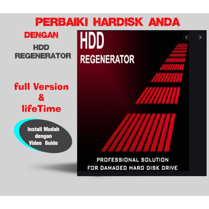 (READY) Aplikasi Untuk Memperbaiki Hardisk Rusak HDD REGENERATOR