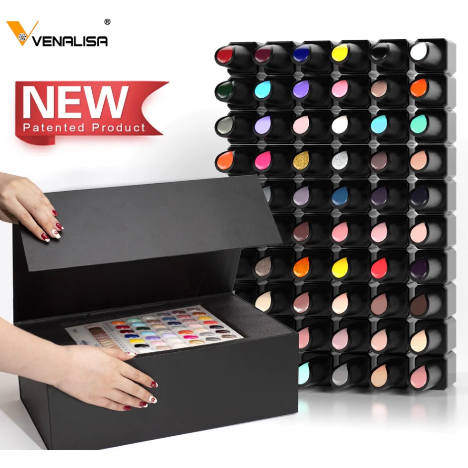 Venalisa set 60Warna  Kutek Gel Polish / Gel Nail Polish ml Venalisa 12ml  / Kutek UV Gel Venalisa