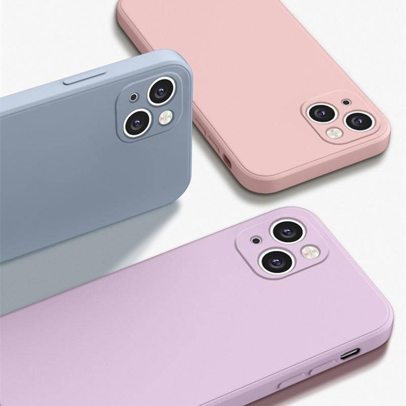 Soft Case Pelindung Bahan Silikon Untuk Iphone 11 12 13 Pro Max X Xs Max Xr