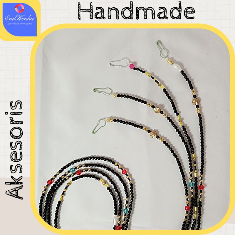 STRAP MASKER / KONEKTOR MASKER / KALUNG MASKER / 2IN1 KONEKTOR MASKER MUTIARA