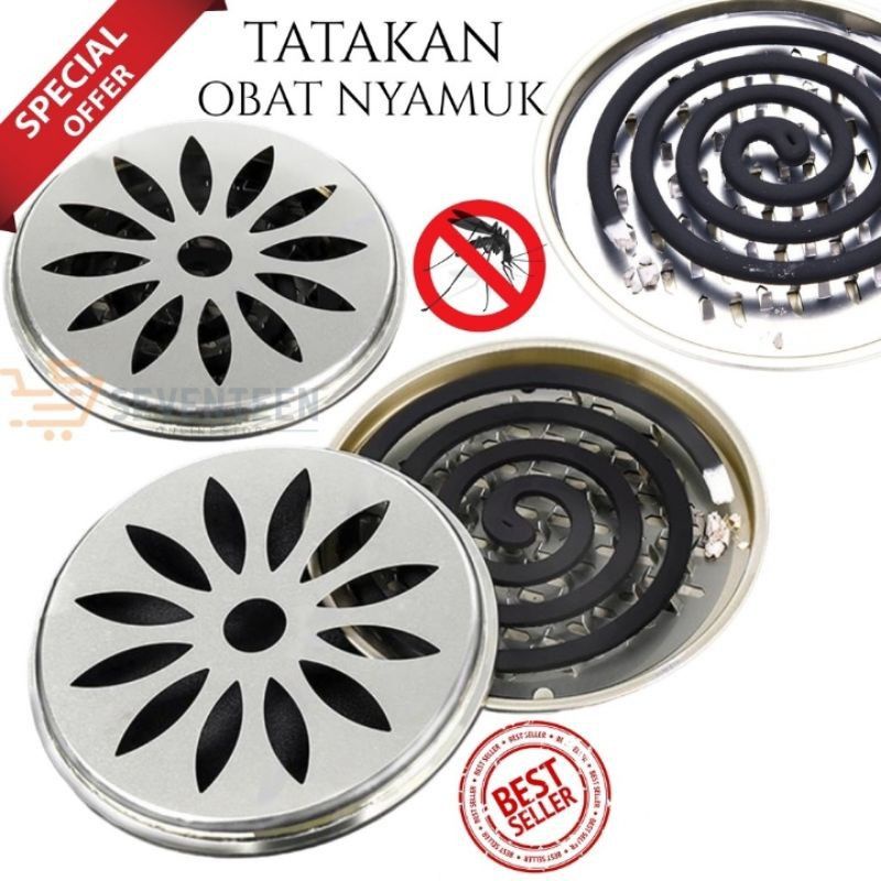 Tatakan Obat Nyamuk Bakar Set / Tempat Bakar Obat Nyamuk / Alas Obat Nyamuk / Dudukan Obat Nyamuk ba