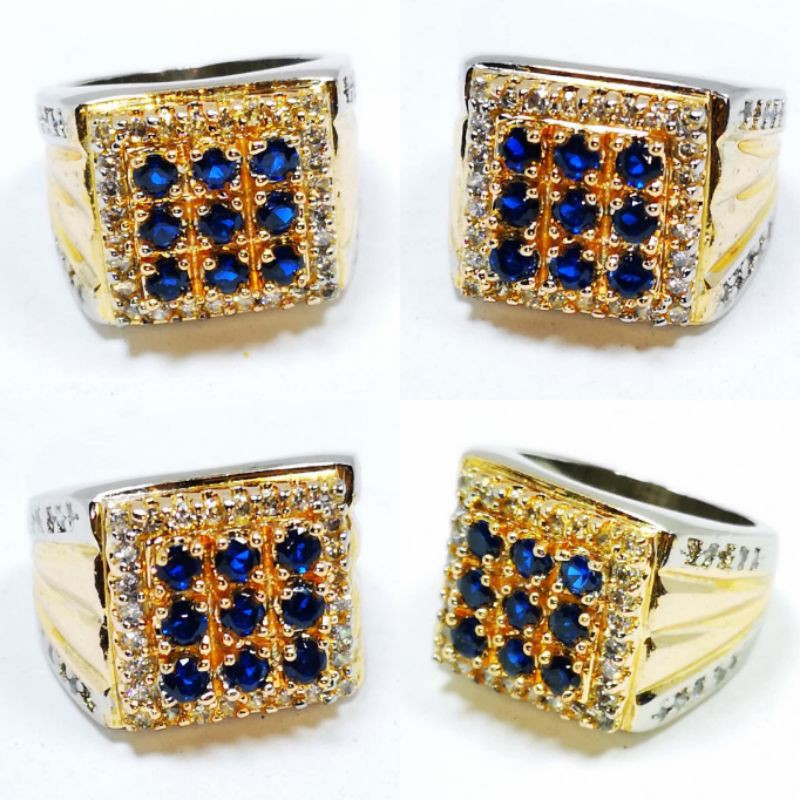 permata royal blue sapphire catam Bangkok 9 mata  top Luster crystal HQ