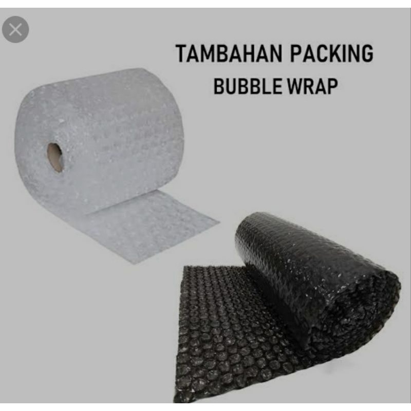 

tambahan packing bubble wrap