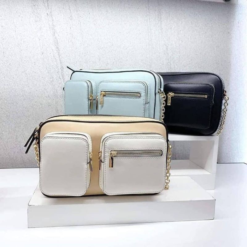 

PDRO Leather Boxy Bag